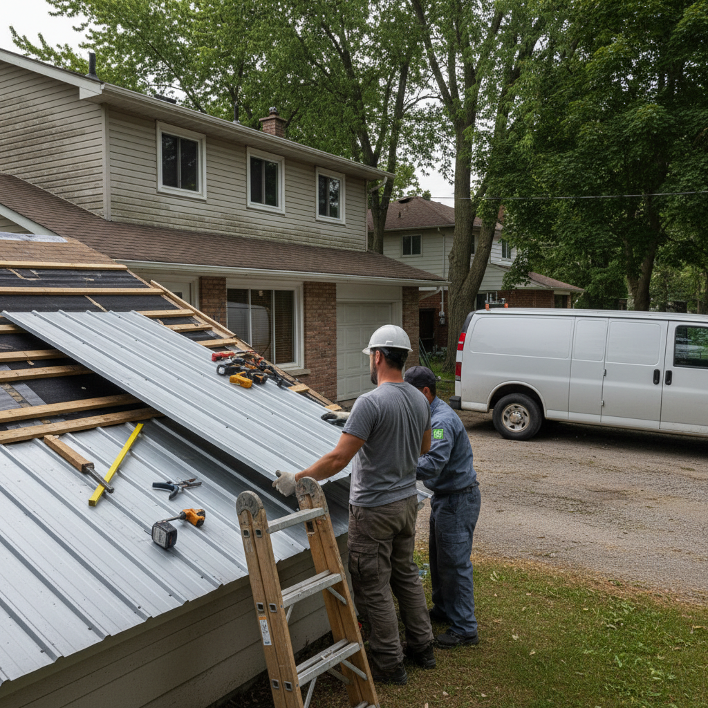 Metal Roofing Installation in Angus, ON